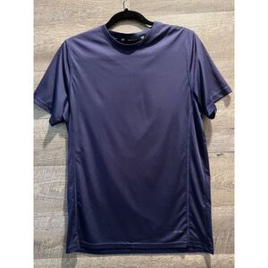 Tekgear Mens Short Sleeve Blue Shirt Size Medium